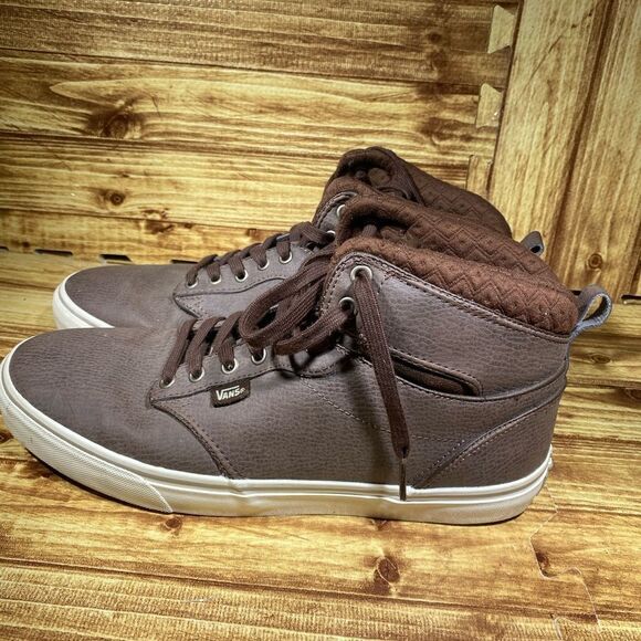 Vans TB4R Brown Lace Up High Top All Weather Terrain Skate Shoe Men's Size 11.5 - Picture 3 of 7
